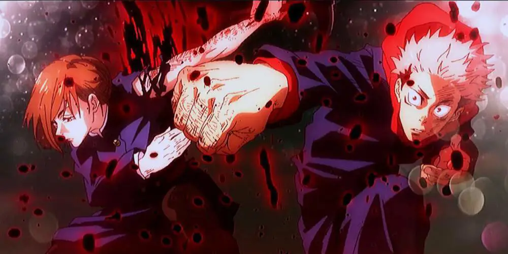 Gambar adegan pertarungan anime action yang epik