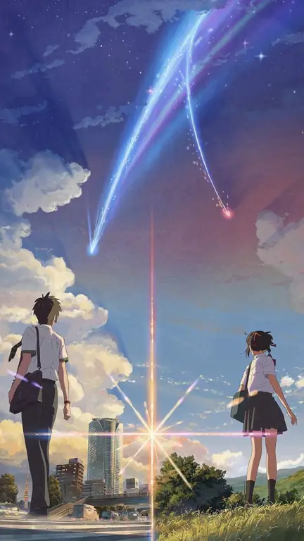 Gambar adegan pilihan dari film-film anime dengan kualitas HD