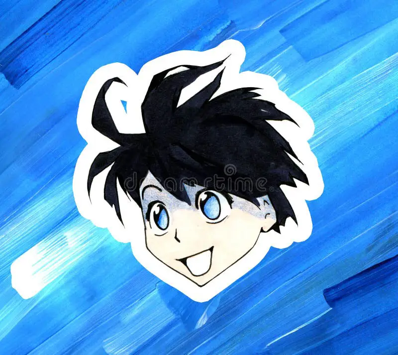 Contoh film anime yang colorful Ilustrasi anime yang cerah dan berwarna-warni
